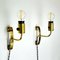 Finnish Brass Sconces by Maria Lindemann for Idman Oy, 1950s, Set of 2 5