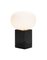 Lampe Basse Magma One en Acétate Blanc avec Socle Noir par Ferréol Babin 1