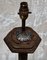 Antique Cast Iron Heraldic Shield Table Lamp, 1800s 3