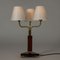 Lampe de Bureau Mid-Century en Acajou, Suède, 1950s 4
