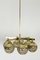 Brass and Glass Chandeliers by Hans-Agne Jakobsson for Hans-Agne Jakobsson AB Markaryd, 1960s, Set of 2, Image 1