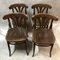 Chaises de Bistrot, 1950s, Set de 4 7