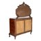 Art Nouveau Carved Burl Walnut Dresser with Mirror from Testolini e Salviati 7