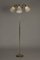 Lampada da terra in ottone di Bertil Brisborg per Nordiska Kompaniet, anni '40, Immagine 4
