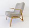 Concave Chair and Ottoman Set by Paul Bode for Deutsche Federholzgesellschaft, 1960s, Set of 2 12