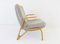 Concave Chair and Ottoman Set by Paul Bode for Deutsche Federholzgesellschaft, 1960s, Set of 2 9