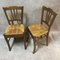 Antique Beech Side Chairs, 1900s, Set of 4 5