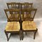 Antique Beech Side Chairs, 1900s, Set of 4 2