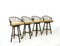 Folding Bar Stools from McGuire, 1970s, Set of 4 2