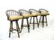 Folding Bar Stools from McGuire, 1970s, Set of 4, Image 6