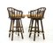 Folding Bar Stools from McGuire, 1970s, Set of 4, Image 8