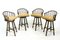 Folding Bar Stools from McGuire, 1970s, Set of 4 1