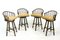 Folding Bar Stools from McGuire, 1970s, Set of 4, Image 1