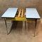 Blue, Yellow, and White Formica Dining Table, 1950s, Image 9