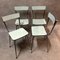 Pale Green Formica Dining Table & Chairs Set, 1950s, Set of 6, Image 15