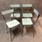 Set da pranzo e sedie in formica verde chiaro, anni '50, set di 6, Immagine 15
