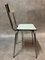 Pale Green Formica Dining Table & Chairs Set, 1950s, Set of 6, Image 20