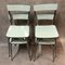 Blassgrüner Esstisch & Stühle aus Resopal, 1950er, 6er Set 24