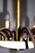 Italian Brass 12-Light Chandelier, 1950s 6