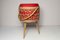 Red and Wicker Basket, 1960s 16