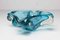 Turquoise Blue Murano Glass Ashtray, 1960s 3