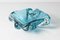 Turquoise Blue Murano Glass Ashtray, 1960s 1