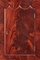 Große Antike 8-Tage-Wanduhr aus bemaltem Mahagoni mit verlängertem Ziffernblatt 7