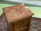 Vintage Mahogany and Marble Top Nightstand 5