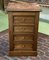Vintage Mahogany and Marble Top Nightstand, Image 1