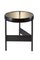 Alwa Two 5600GB Side Table with Smokey Grey Top & Black Base by Sebastian Herkner for Pulpo 1