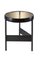 Alwa Two 5600GB Side Table with Smokey Grey Top & Black Base by Sebastian Herkner for Pulpo, Image 1