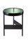 Tavolino Alwa Two 5600GREB con ripiano verde e base nera di Sebastian Herkner per Pulpo, Immagine 1