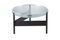 Large Alwa Two 5601TB Side Table with Transparent Top & Black Base by Sebastian Herkner for Pulpo, Image 1