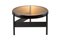 Large Alwa Two 5601AB Side Table with Amber Top & Black Base by Sebastian Herkner for Pulpo 1