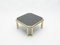 Brass, Black Opaline Glass Coffee Table from Maison Jansen, 1970s, Image 3