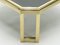 Brass, Black Opaline Glass Coffee Table from Maison Jansen, 1970s, Image 7