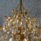 Regency Italian Gilded Chandelier with Crystal Glass, 1960s 13