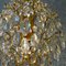 Regency Italian Gilded Chandelier with Crystal Glass, 1960s 3