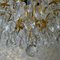 Regency Italian Gilded Chandelier with Crystal Glass, 1960s 7