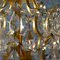 Italienischer Regency Vergoldeter Kronleuchter aus Kristallglas, 1960er 11