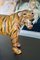 Vintage Hand Painted Leather Wrapped Paper Machete Tiger Sculpture, 1960s 8