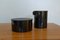 Danish Black Model EM77 Sugar Bowl and Creamer Set by Erik Magnussen for Stelton, 1970s, Set of 4, Image 1