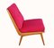 Oxblood Red Lounge Chair by Hans Mitzlaff for Soloform, 1950s, Image 10