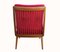 Fauteuil Rouge Sang par Hans Mitzlaff pour Soloform, 1950s 9