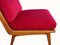 Oxblood Red Lounge Chair by Hans Mitzlaff for Soloform, 1950s 4