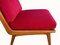 Oxblood Red Lounge Chair von Hans Mitzlaff für Soloform, 1950er 4