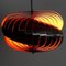 French Spiral-Shaped Ceiling Lamp attributed to Henri Mathieu for Lyfa, 1960s 14