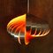French Spiral-Shaped Ceiling Lamp attributed to Henri Mathieu for Lyfa, 1960s 24