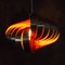 French Spiral-Shaped Ceiling Lamp attributed to Henri Mathieu for Lyfa, 1960s 28