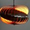 French Spiral-Shaped Ceiling Lamp attributed to Henri Mathieu for Lyfa, 1960s 15